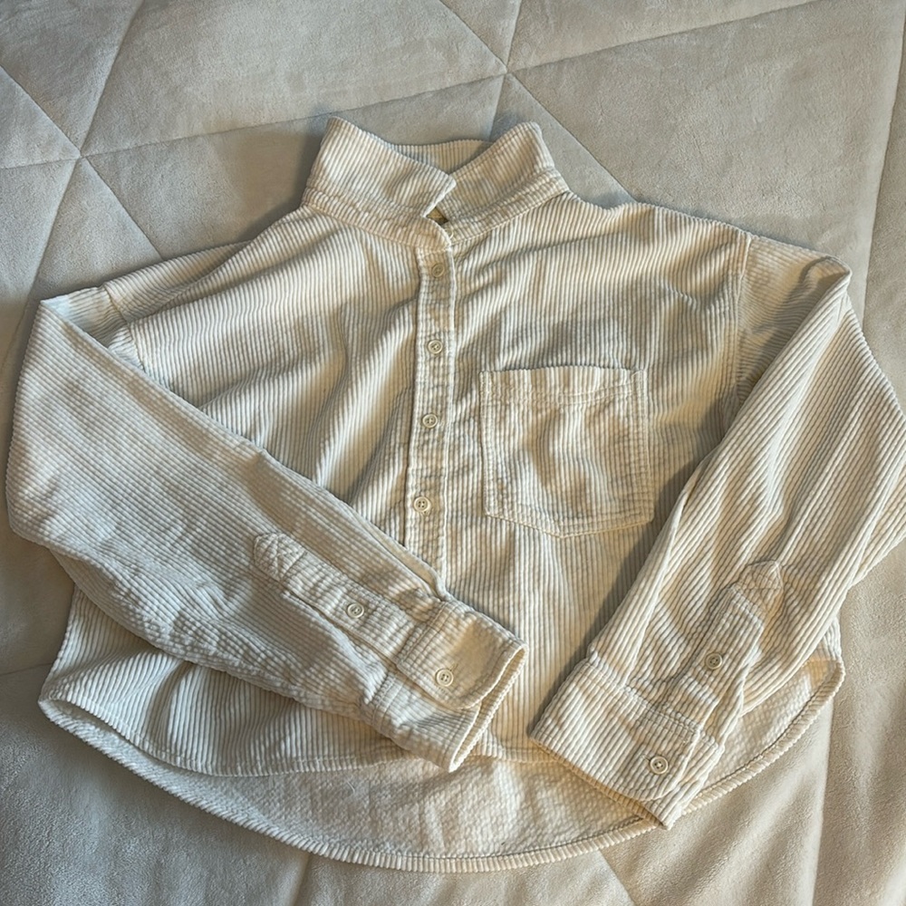 American Eagle Button Up Corduroy Jacket